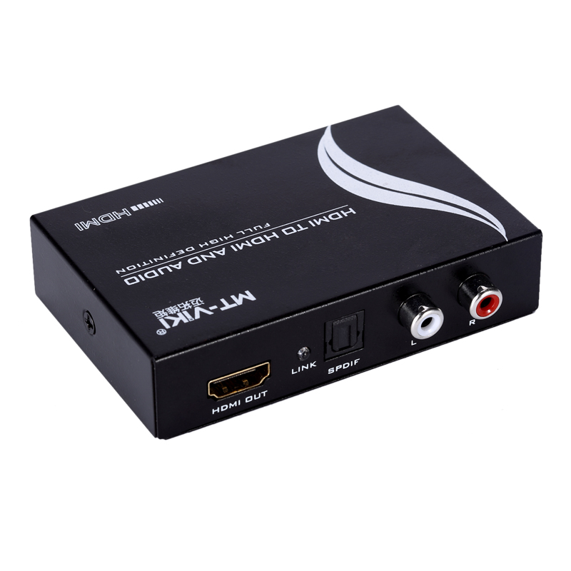 CONVERTISSEUR DE SIGNAL MT-VIKI MT-HA12 HDMI TO HDMI+AUDIO (RCA-OPTIC) MT-VIKI MT-HA12